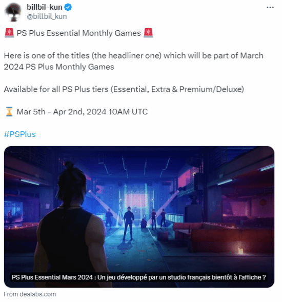 kun哥爆料：《师父》将加入3月PS+会免游戏