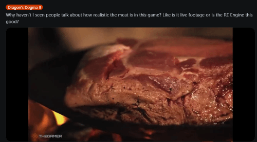 《龙之信条2》烹饪镜头是实拍而非特效：花钱买肉更划算